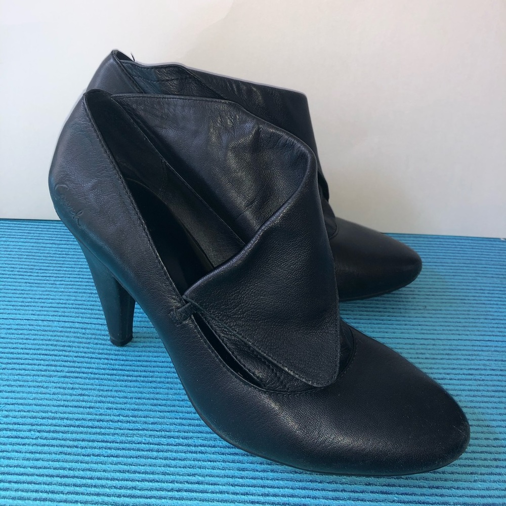 Coach Alexandria Boots High Heel Black Leather 8.5